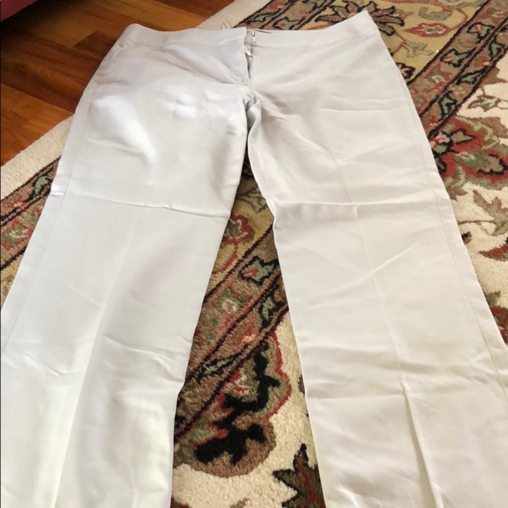 Greyish white pants